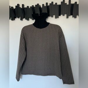 Zara Long Sleeve Turtleneck Top Size S (NWT)